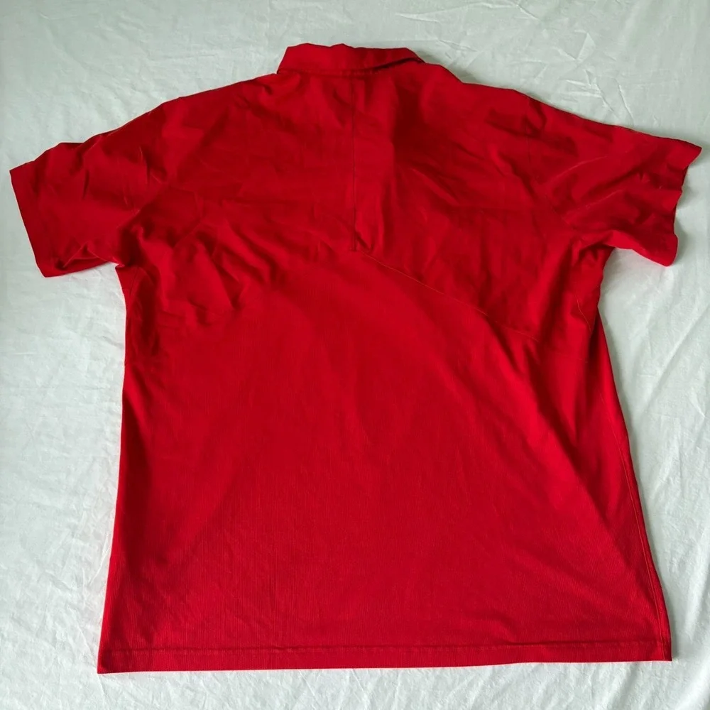 Nike Dri-Fit Mens Red Stretch Tampa Bay Buccaneers NFL On-Field Polo Shirt 2XL